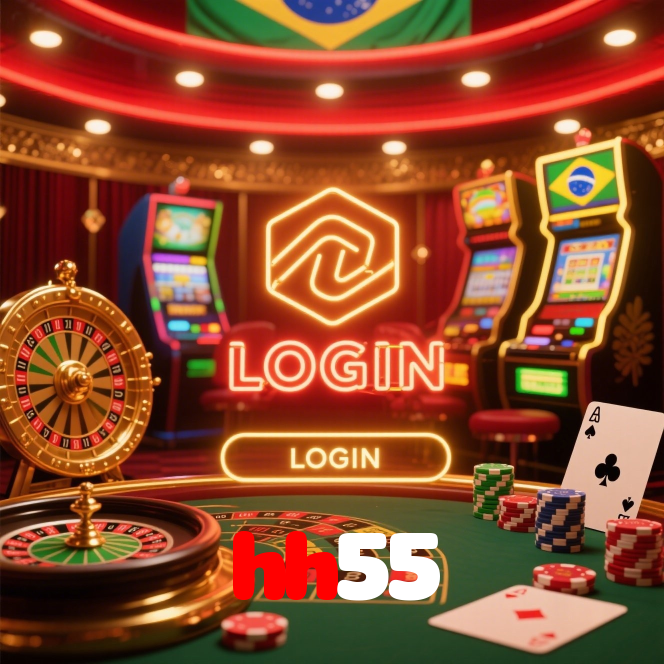 hh55 - O cassino online mais confiável para você ganhar muito!
